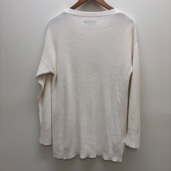 LOFT Neutral Cream White Knit Sweater - Picture 5 of 5